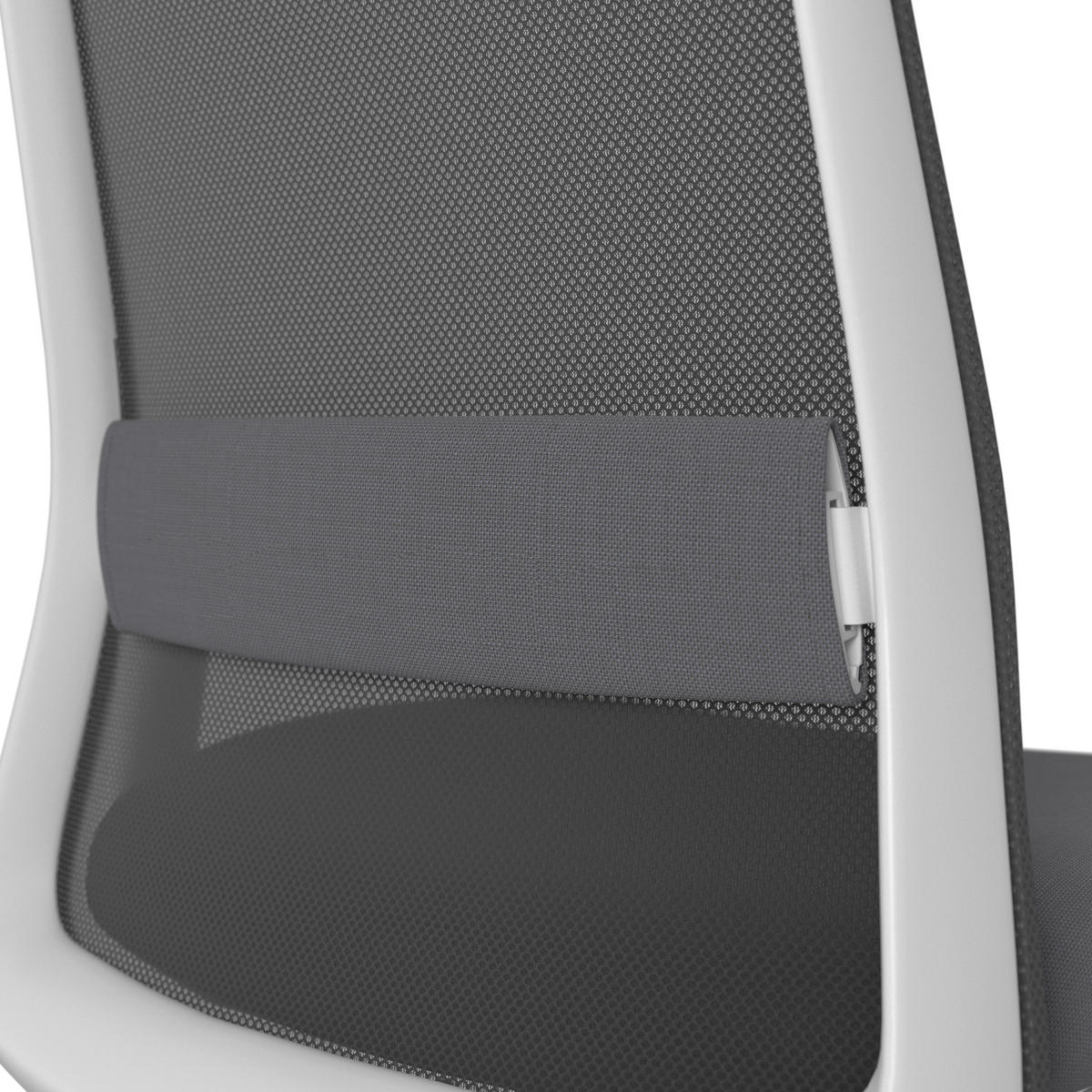 DREHSTUHL Schwarz, Weiß, Dunkelgrau  - Dunkelgrau/Schwarz, MODERN, Kunststoff/Textil (70/103-115/70cm)