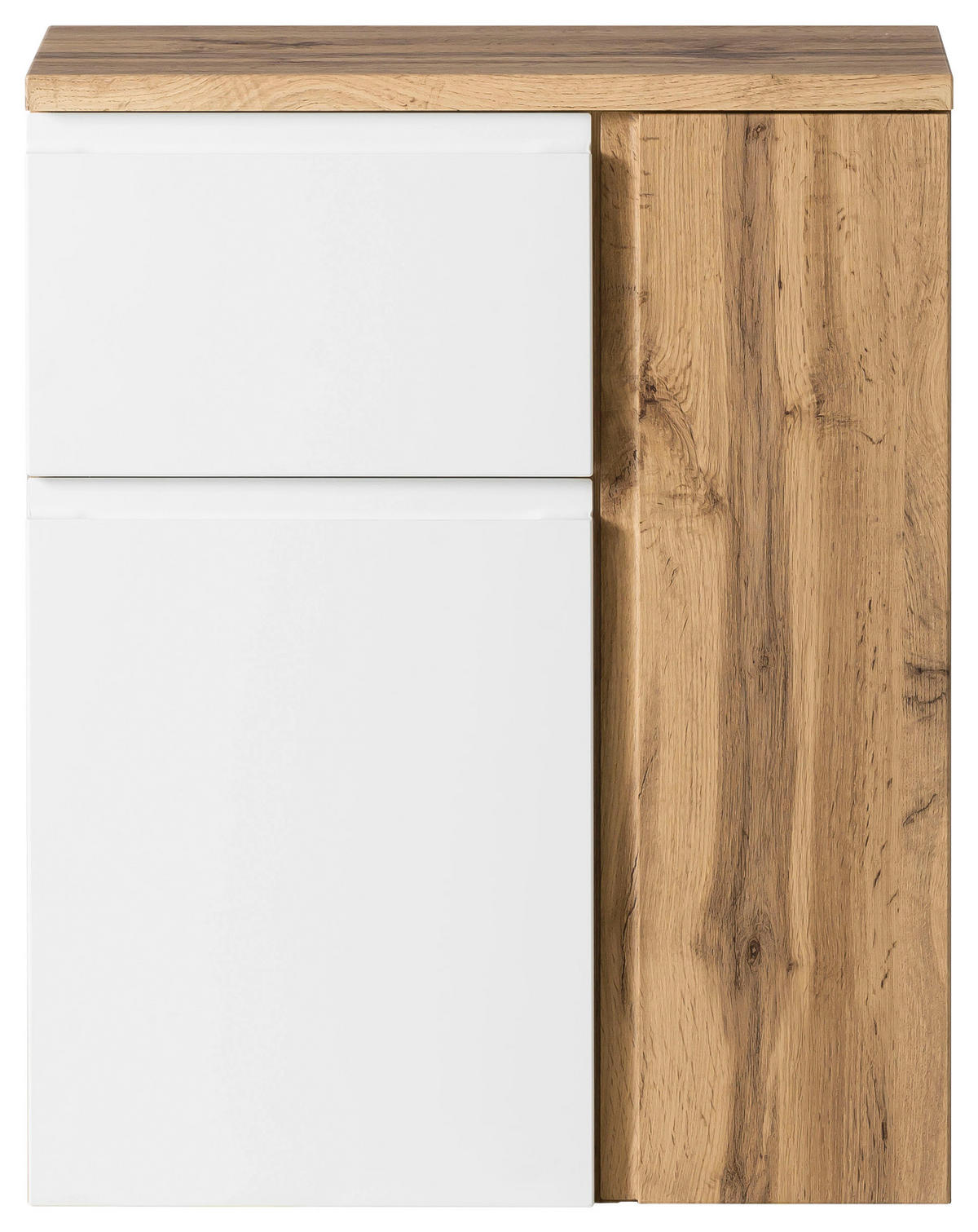 UNTERSCHRANK in   - Weiss/Eiche Wotan, Modern, Holzwerkstoff (65/79/35cm) - Held