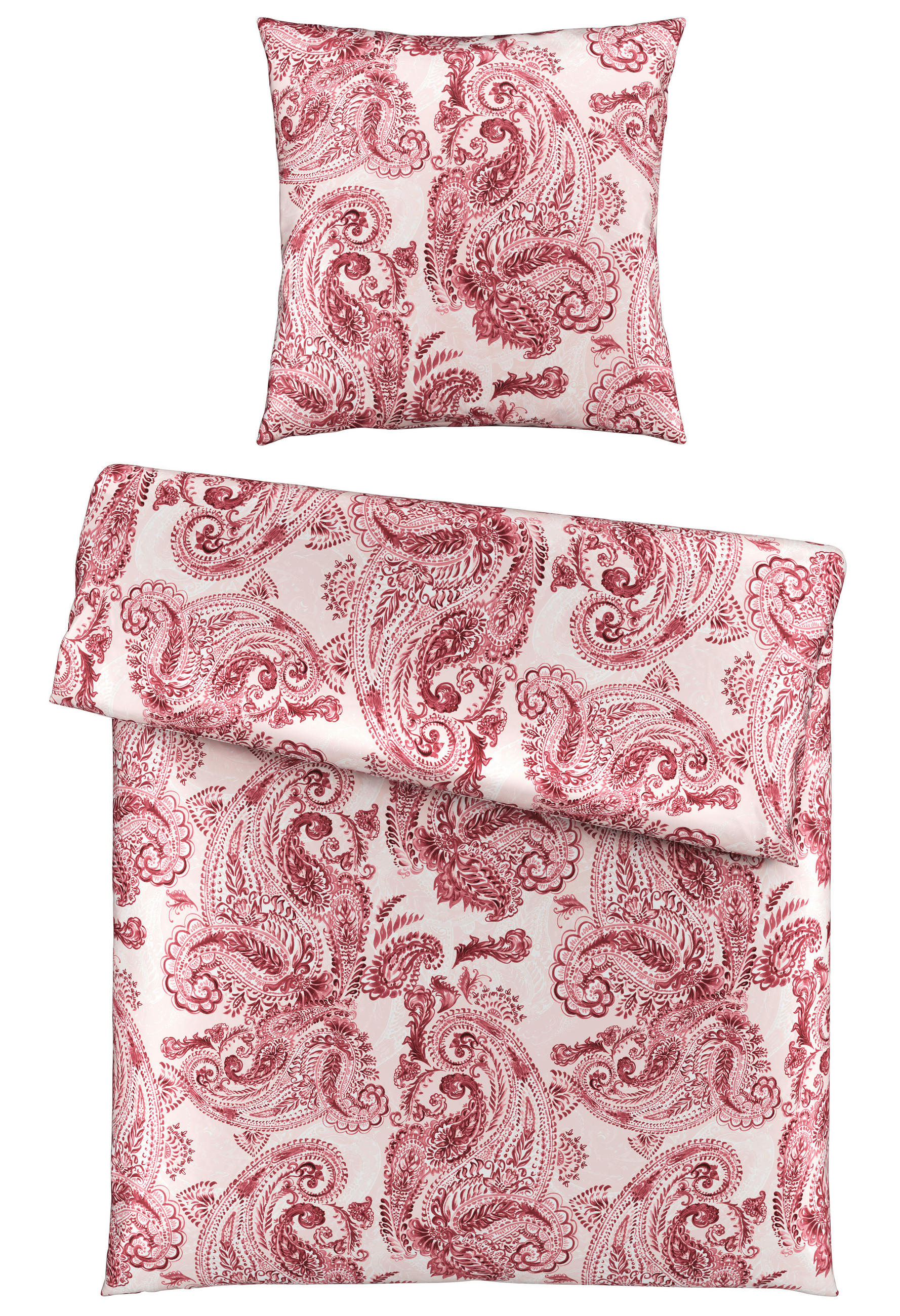 BETTWÄSCHE Satin 135/200 cm  - Mauve, Basics, Textil (135/200cm) - Novel