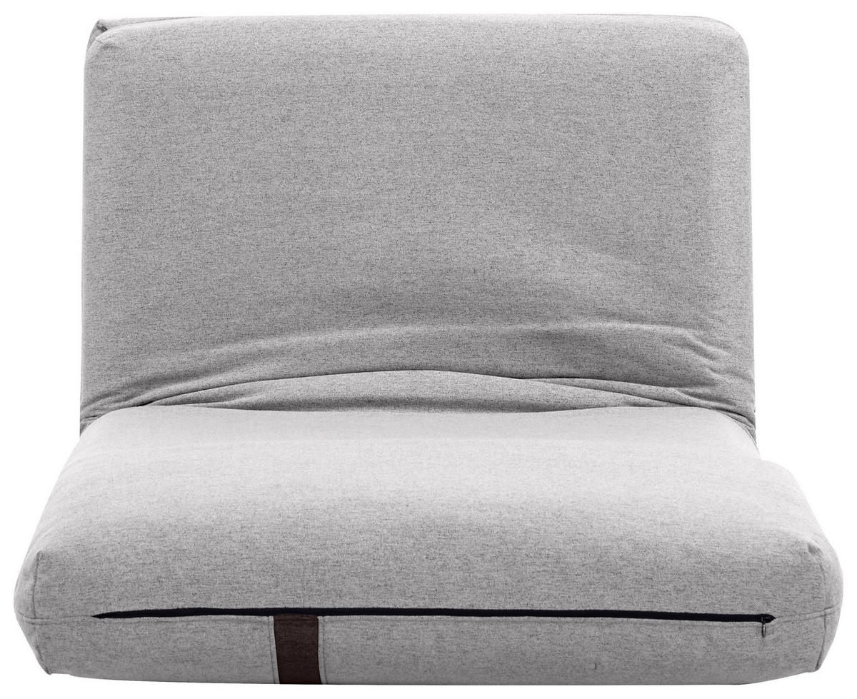 SCHLAFSESSEL  in Webstoff Hellgrau  - Dunkelgrau/Hellgrau, Design, Textil (78/58/82cm) - Livetastic