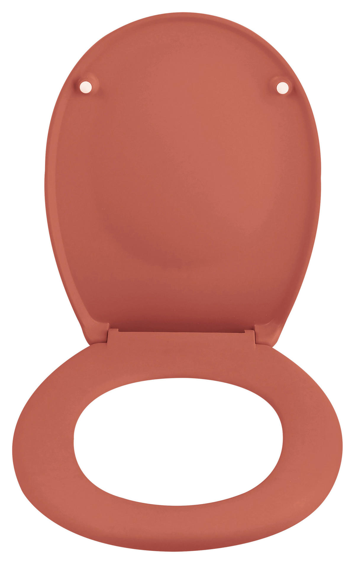 WC-SITZ Terracotta  - Terracotta, KONVENTIONELL, Kunststoff (37,3/5cm) - Spirella