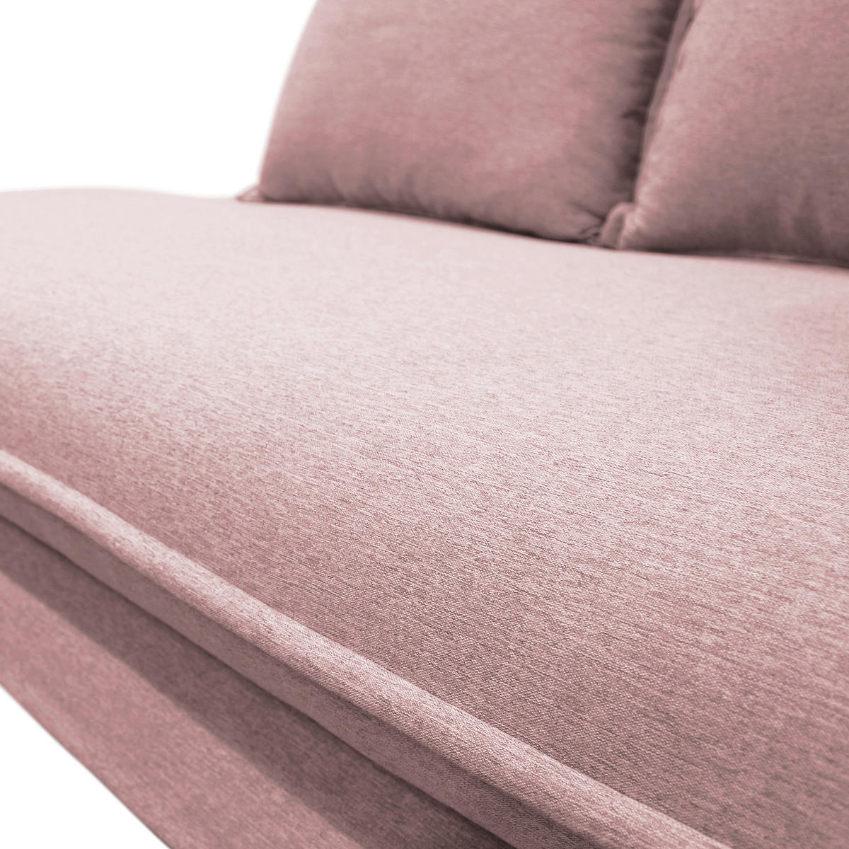 LIEGE in Flachgewebe Rosa  - Silberfarben/Rosa, Design, Kunststoff/Textil (224/84/99/107cm) - MID.YOU
