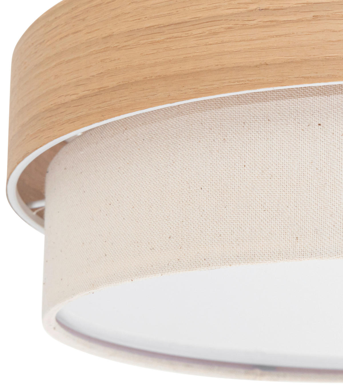 DECKENLEUCHTE  37/18 cm    - Naturfarben, MODERN, Holz/Kunststoff (37/18cm) - Novel