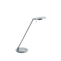 LED-TISCHLEUCHTE   - Weiß/Nickelfarben, Design, Kunststoff/Metall (49cm) - Hell
