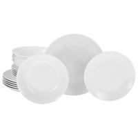 TAFELSERVICE Luna 18-teilig  - Weiß, Basics, Keramik - Creatable