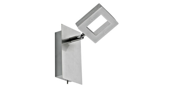 LED-STRAHLER 14/15,5/8 cm - Alufarben/Nickelfarben, Basics, Kunststoff/Metall (14/15,5/8cm) - Novel