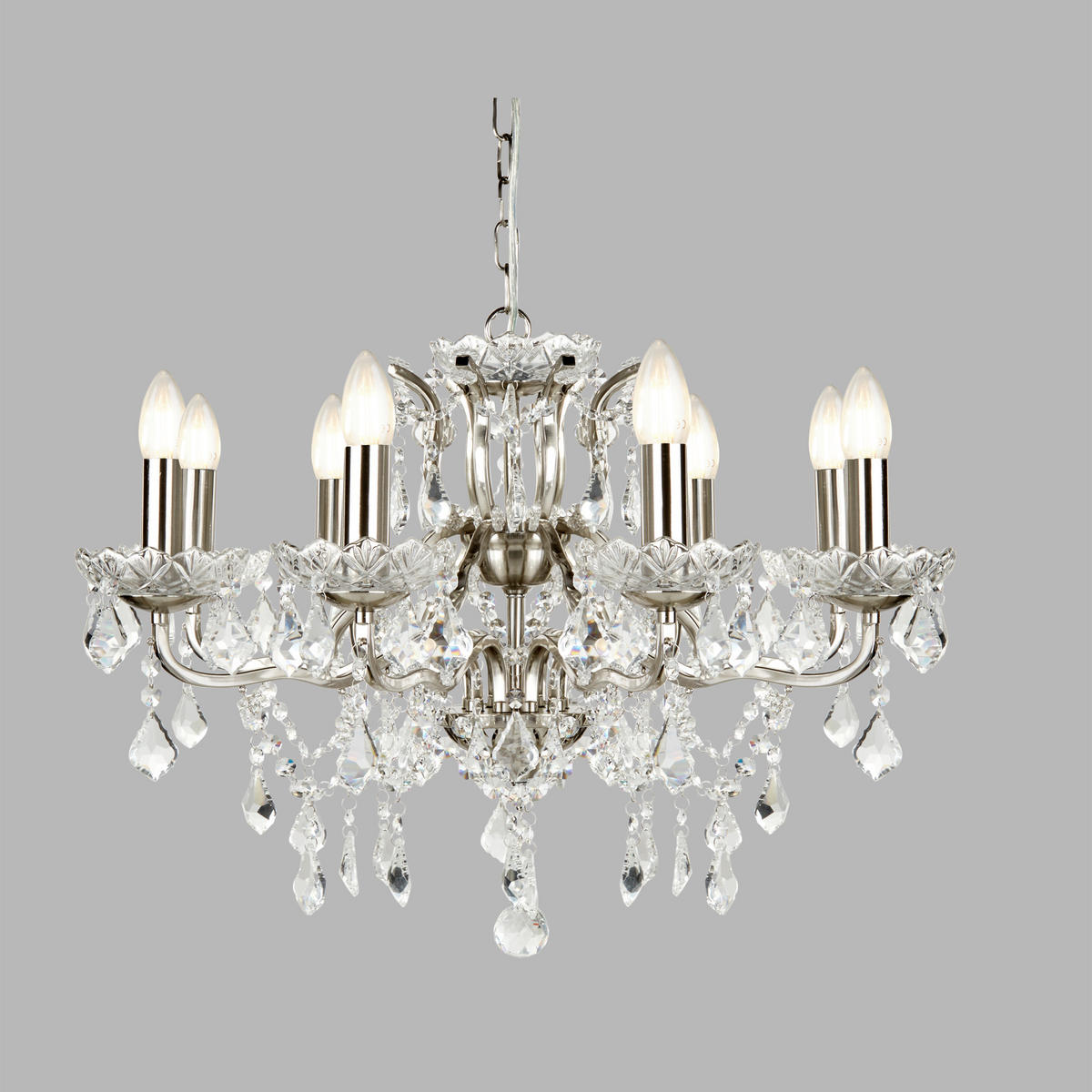 TAKKRONA 70/70/43 cm  - silver, Design, metall/glas (70/70/43cm)