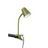 LED-KLÄMLAMPA - grön/brun, Basics, metall/plast (33/9,5/32cm)