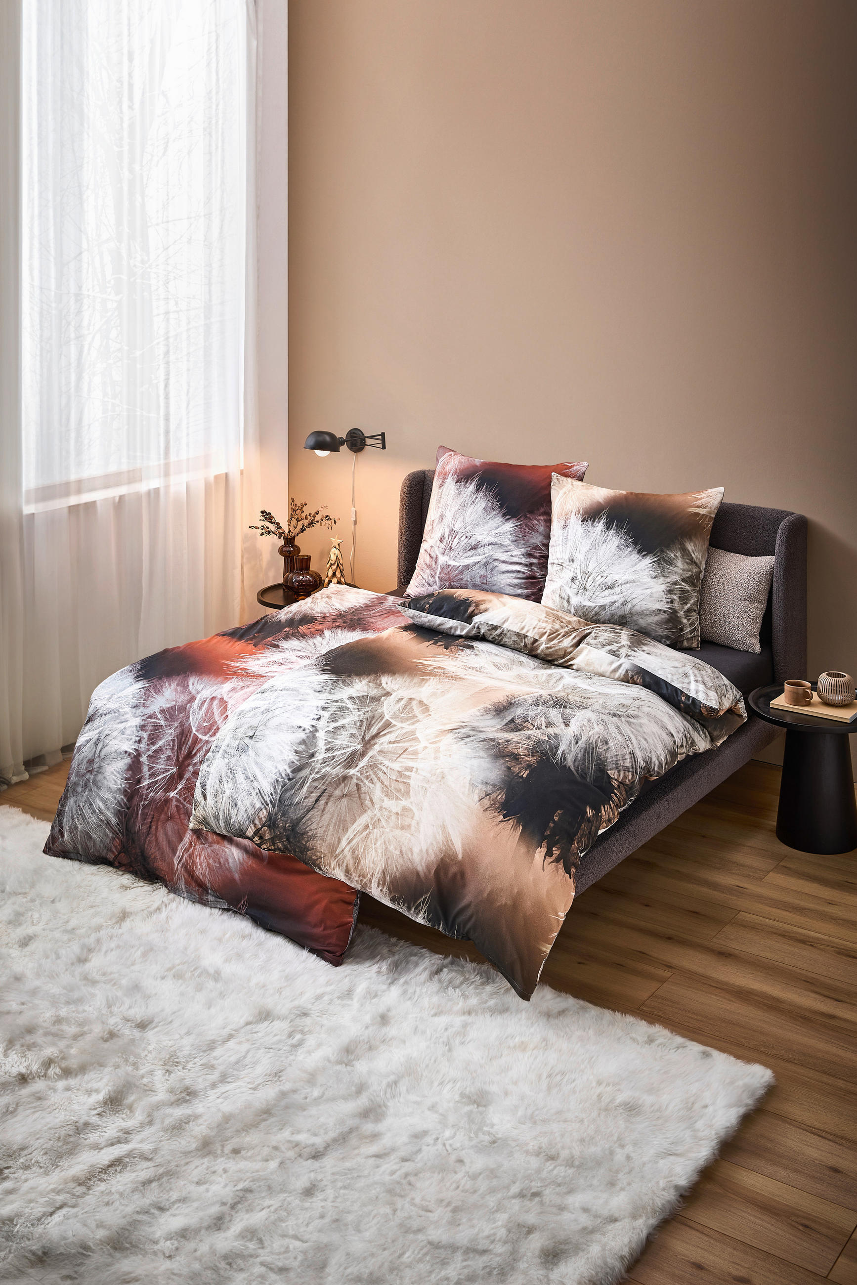 BETTWÄSCHE 135/200 cm Atelier Interlock-Jersey  - Braun, Design, Textil (135/200cm) - Estella