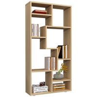 REGAL  58/116/20 cm Honigeiche  - Honigeiche/Grau, MODERN, Holzwerkstoff/Kunststoff (58/116/20cm) - MID.YOU