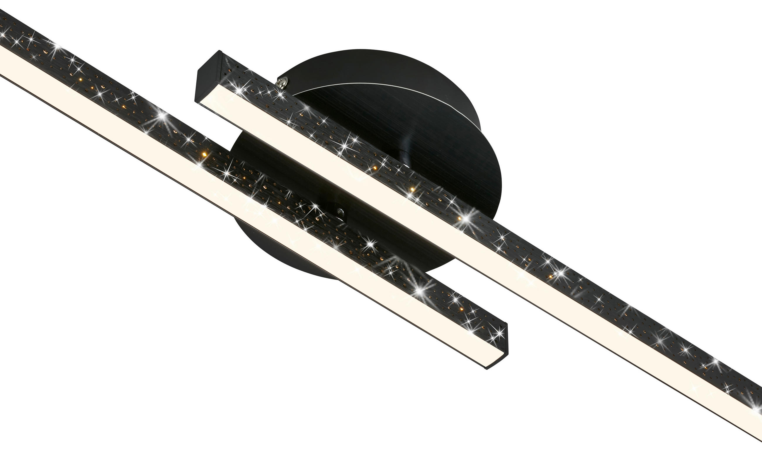 LED-DECKENLEUCHTE 135/3,5/14 cm   - Schwarz, Design, Kunststoff/Metall (135/3,5/14cm)