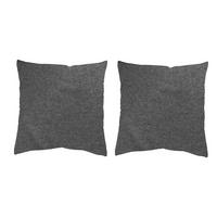 KISSENHÜLLEN-SET LUCIO 40/40 cm  - Anthrazit, Basics, Textil (40/40cm)