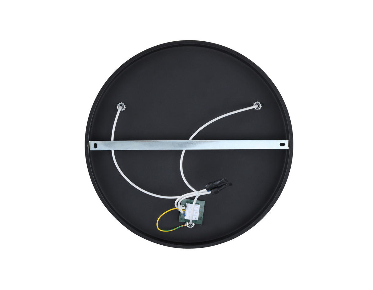 HÄNGELEUCHTE 53,5/42 cm   - Schwarz/Naturfarben, Design, Papier/Metall (53,5/42cm) - Collet's Monde