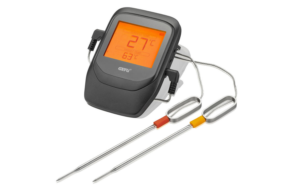 UBODNI TERMOMETAR CONTROL  - siva/boje oplemenjenog čelika, Basics, metal/plastika (8/11,5/2,5cm) - Gefu