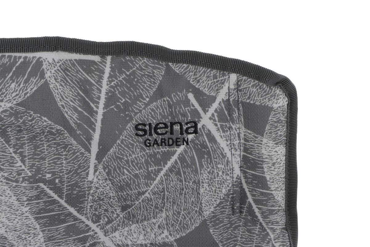 CAMPINGSESSEL - Anthrazit/Grau, KONVENTIONELL, Textil/Metall (90/96/61cm) - Siena Garden