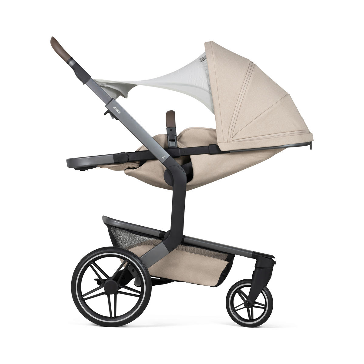 KINDERWAGENAUSSTATTUNG Day5 Comfort Cover  - Grau, Basics, Textil - Joolz