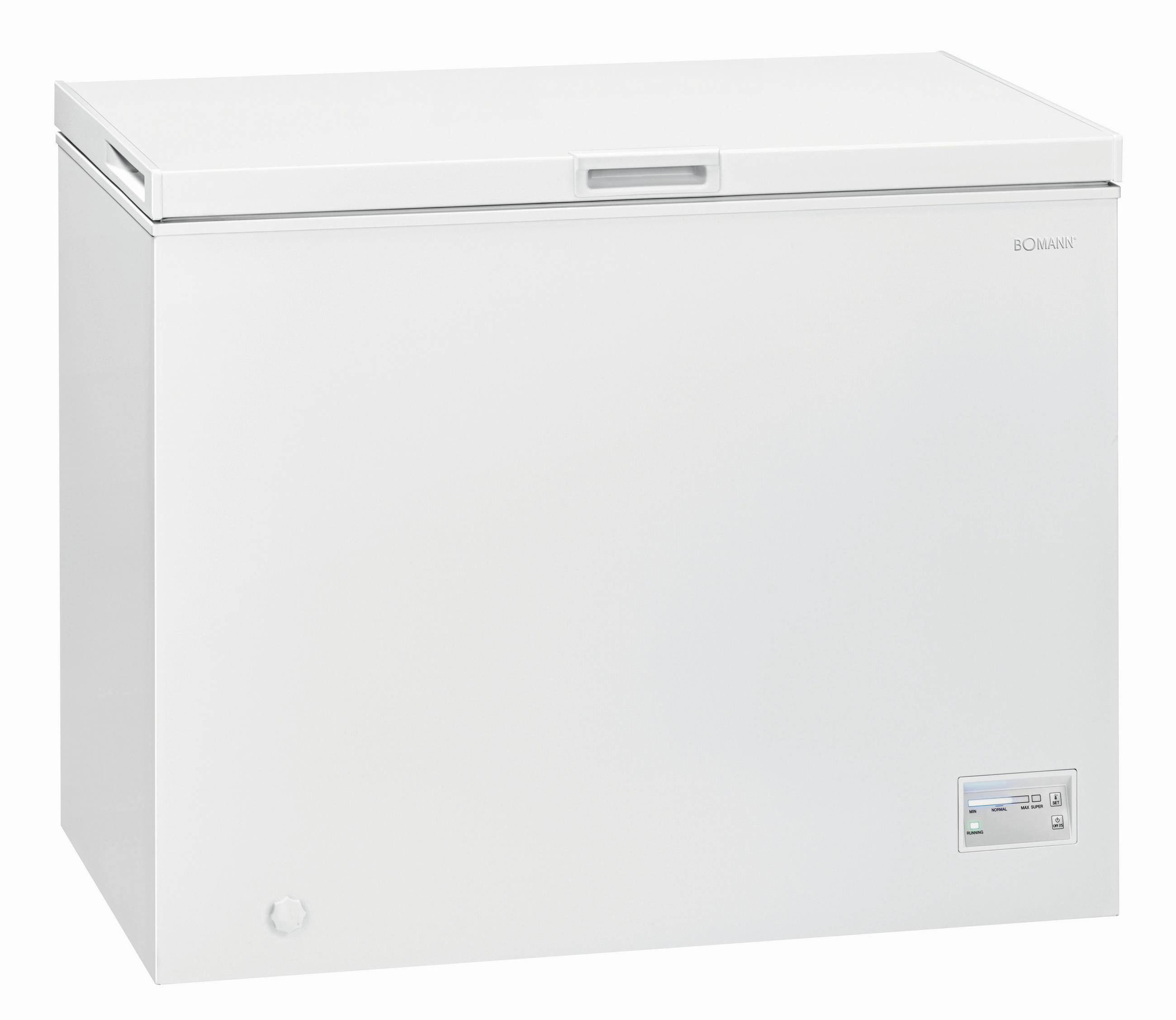 GEFRIERTRUHE GT7356  - Weiß, Basics, Metall (102,6/84,5/61,6cm) - Bomann