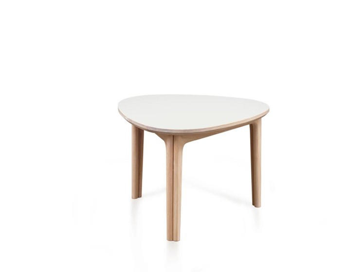 SOFFBORD i trä, trämaterial 63/65/43 cm  - vit/ek Bianco, Klassisk, trämaterial/trä (63/65/43cm) - Skovby