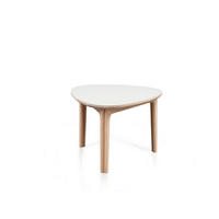 SOFFBORD i trä, trämaterial 63/65/43 cm  - vit/ek Bianco, Klassisk, trämaterial/trä (63/65/43cm) - Skovby
