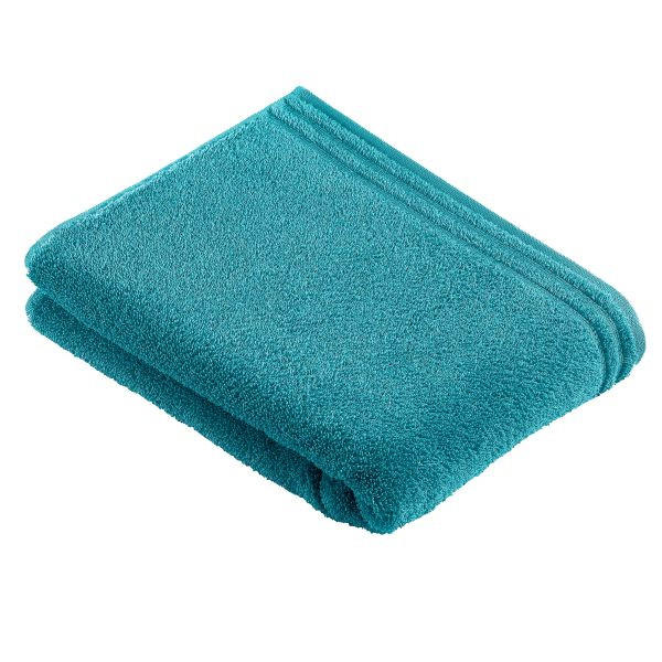 DUSCHTUCH 67/140 cm  - Türkis, Konventionell, Textil (67/140cm) - Vossen