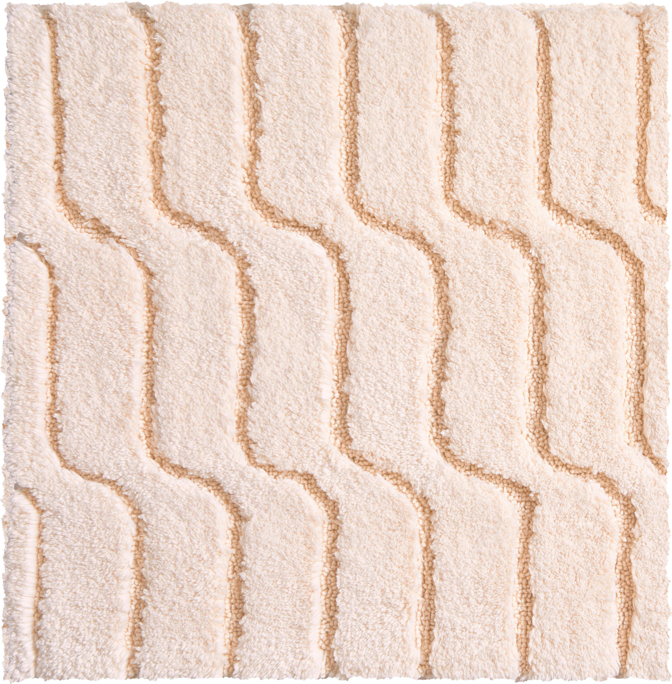 BIDET-VORLEGER  60/60 cm  Naturfarben   - Naturfarben, Basics, Kunststoff/Textil (60/60cm) - Grund