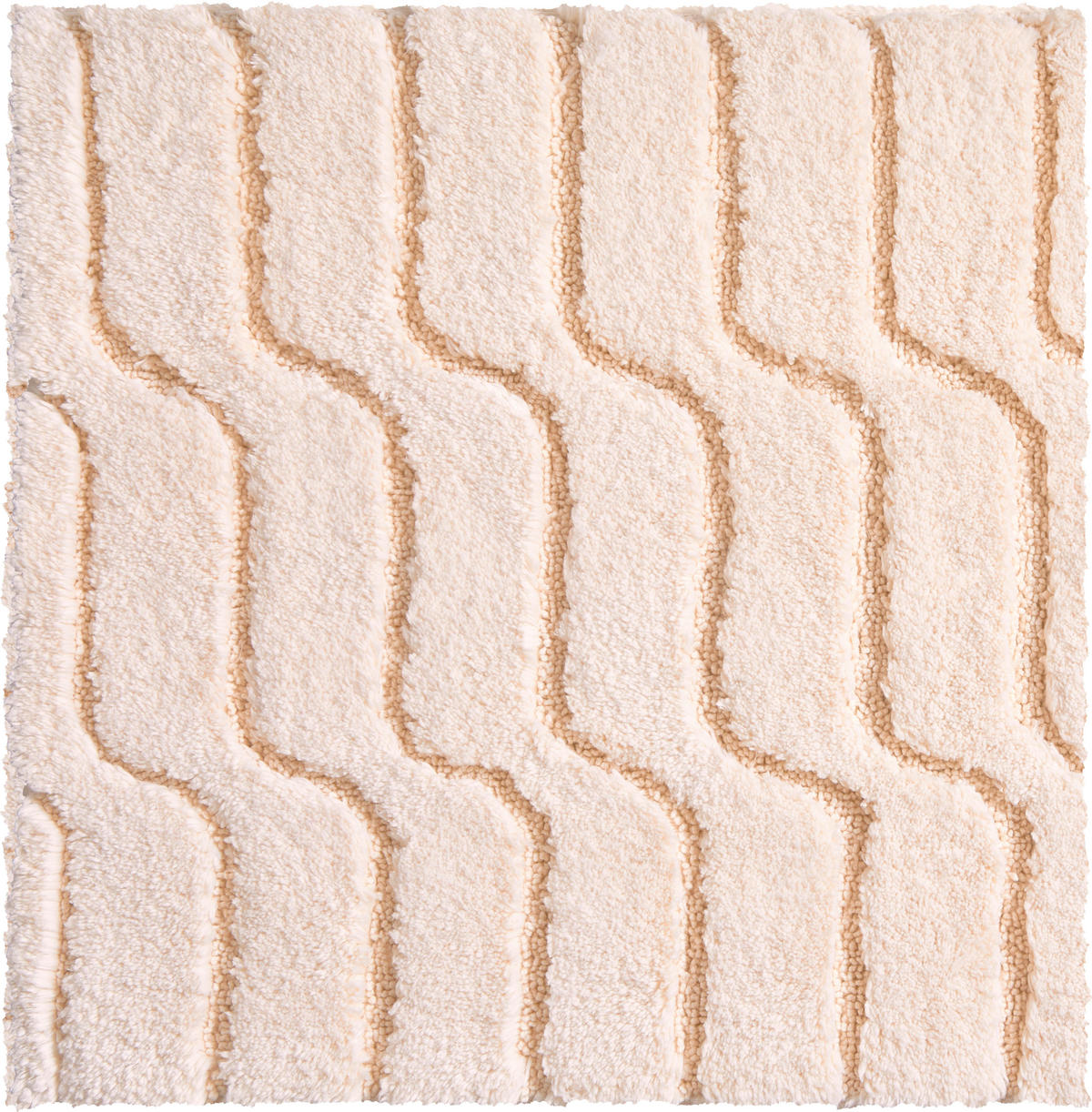 BIDET-VORLEGER Naturfarben 60/60 cm  - Naturfarben, Basics, Kunststoff/Textil (60/60cm) - Grund