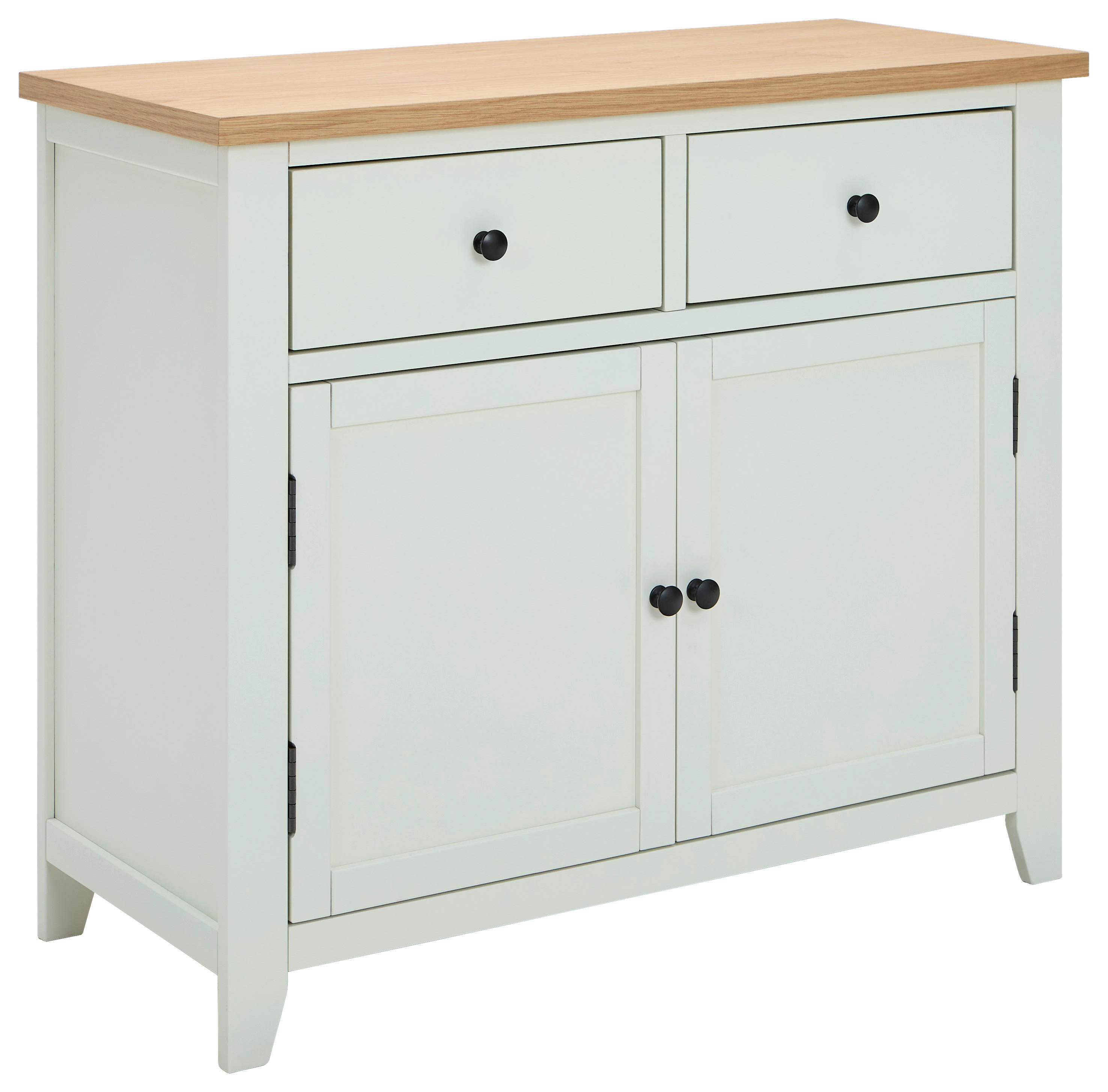 SIDEBOARD 100/85/43 cm  - vit/silver, Lifestyle, metall/trämaterial (100/85/43cm) - MID.YOU