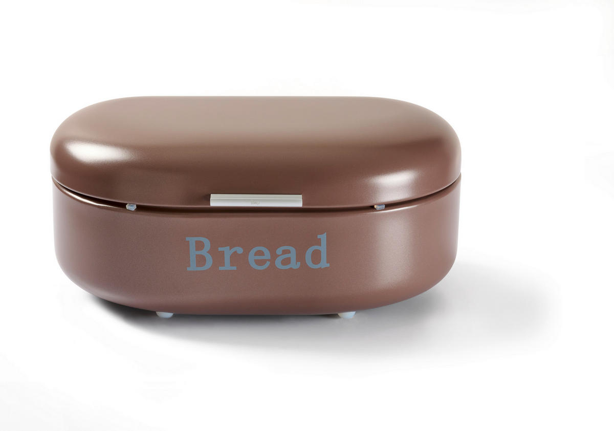 CHLEBNÍK - barvy stříbra/průhledné, Konvenční, kov/plast (40,5/26,5/18,8cm) - Homeware Profession.