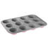 MUFFINFORM - Silberfarben/Rosa, Metall (38,5/26,5/3cm) MUFFINFORM - Silberfarben/Rosa, Metall (38,5/26,5/3cm)
