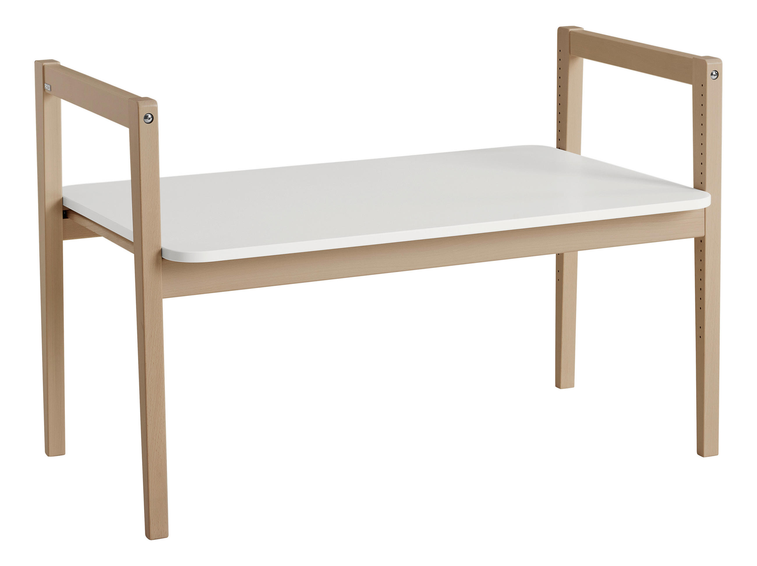 TISCHPLATTE in Holzwerkstoff 93,20/1,60/61 cm   - Weiß, Basics, Holzwerkstoff (93,20/1,60/61cm) - Paidi