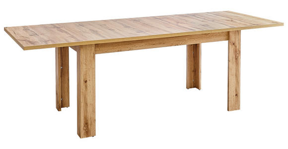 ESSTISCH Eichefarben rechteckig  ausziehbar  - Eichefarben, KONVENTIONELL, Holzwerkstoff (160-240/90/76cm) - Hom`in