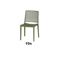 GARTENSESSEL-SET Kunststoff Grün  - Grün, Basics, Kunststoff (46/80/56cm) - Siena Garden