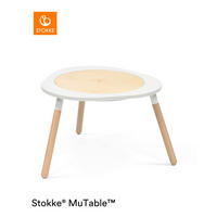 KINDERSPIELTISCH - Naturfarben/Weiß, Basics, Holz (82/49/87cm) - Stokke