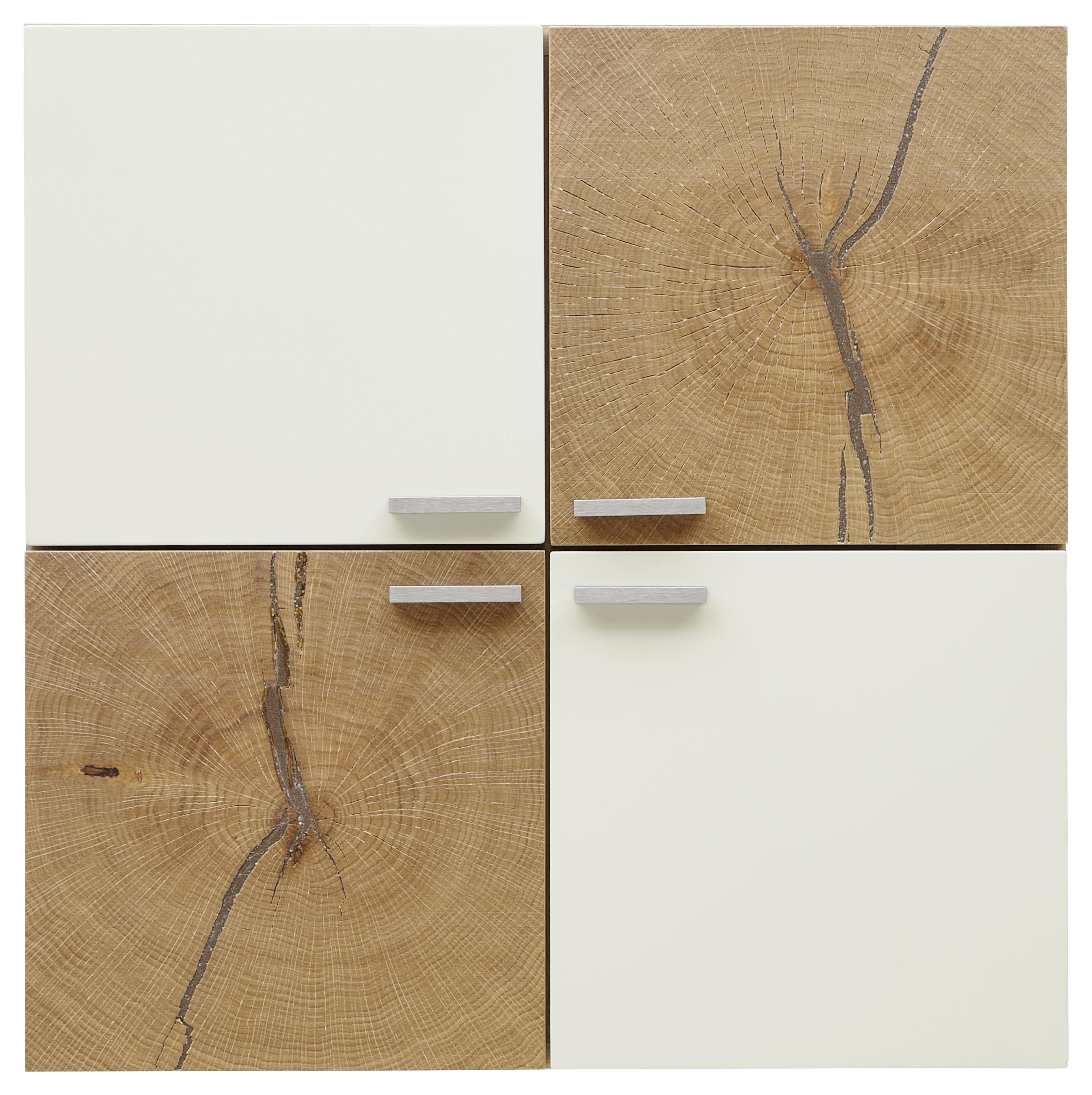 HÄNGESCHRANK Alteiche - Champagner/Alteiche, KONVENTIONELL, Holz/Holzwerkstoff (64/64/38cm) - Voleo