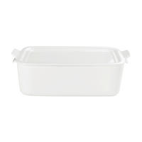 AUFLAUFFORM Keramik Porzellan  - Weiß, Basics, Keramik (30,5/18,3/10,4cm) - Homeware Profession.