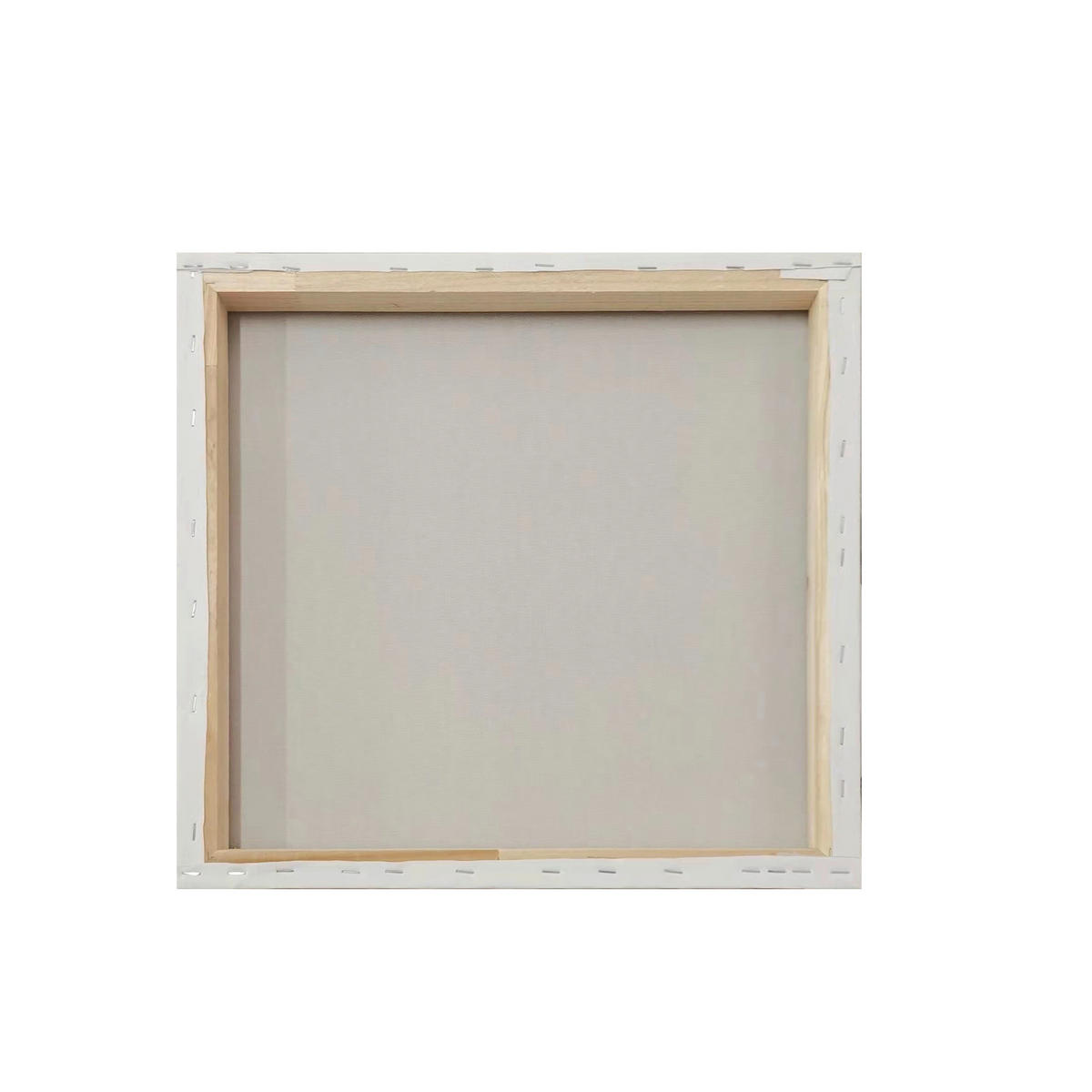 ÖLGEMÄLDE Blätter Weiß 30/30 cm  - Weiß, LIFESTYLE, Holz/Kunststoff (30/30cm) - Monee