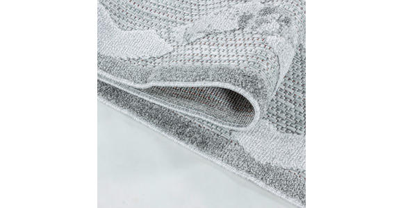 FLACHWEBETEPPICH 140/200 cm Bahama Grau  - Grau, Design, Textil (140/200cm) - Novel