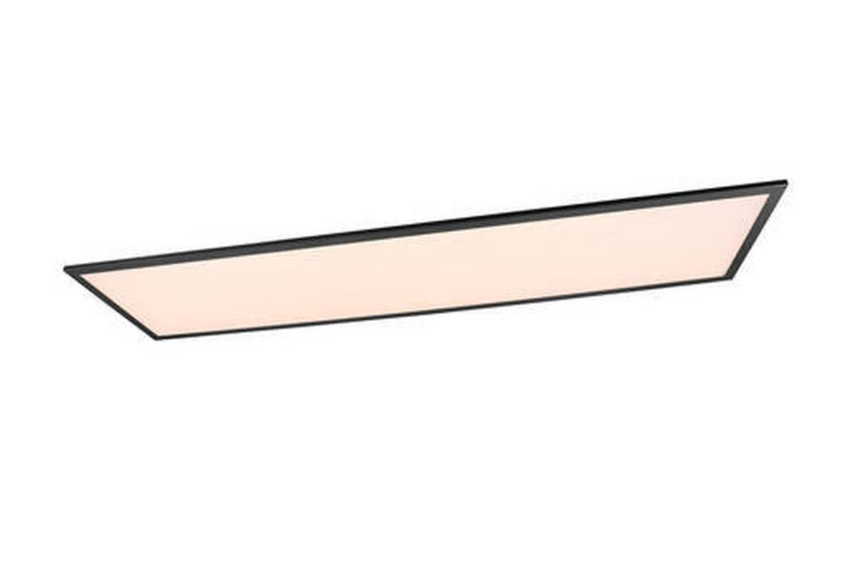 LED-DECKENLEUCHTE 33,5 W    119,5/29,5/5 cm  - Schwarz, Basics, Metall (119,5/29,5/5cm)