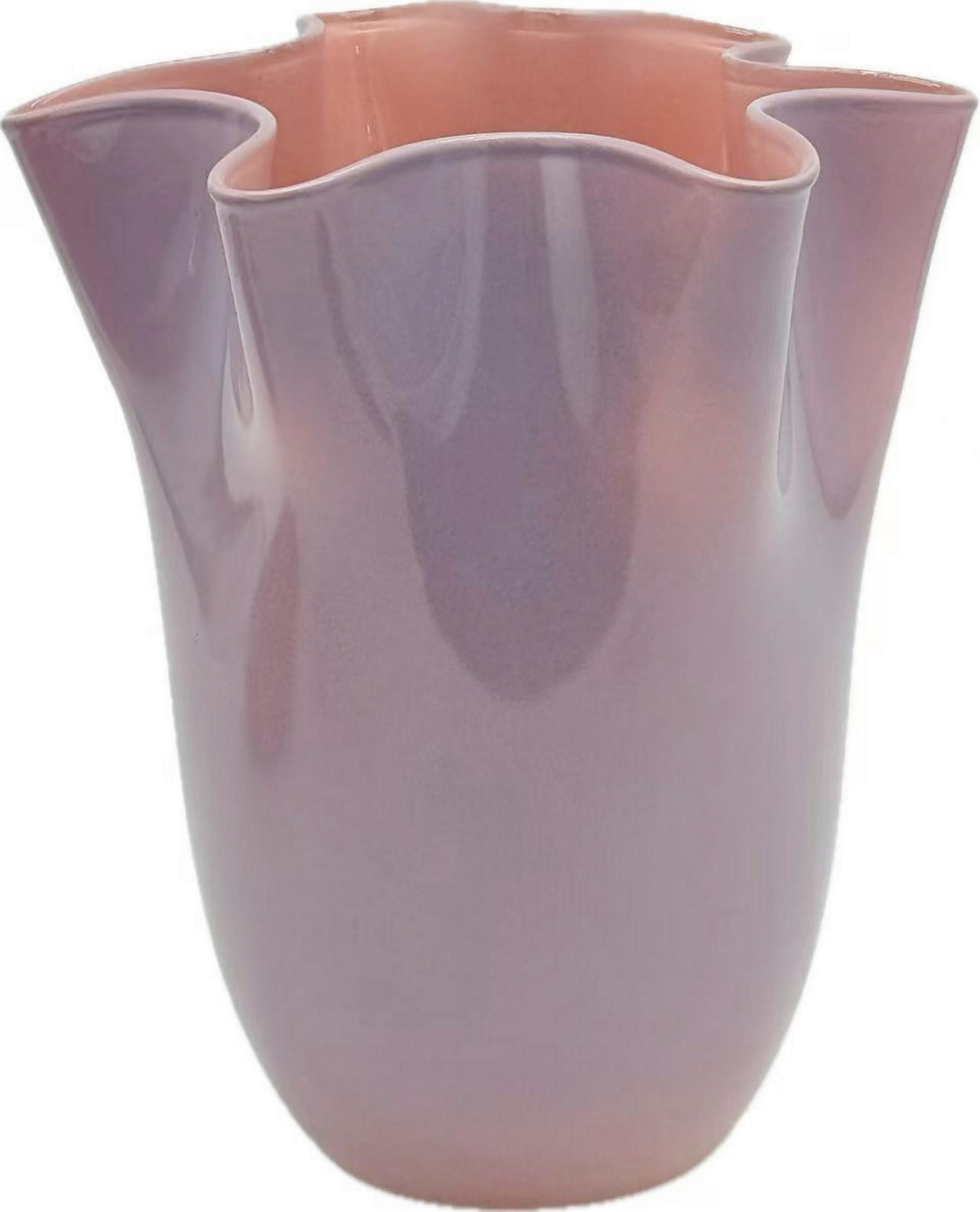 VASE 21 cm  - Pink/Lila, Basics, Glas (18,5/21cm)