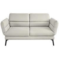 2-SITZER-SOFA Flachgewebe Naturfarben  - Schwarz/Naturfarben, Design, Textil/Metall (178-226/83-113/96-177cm) - Dieter Knoll