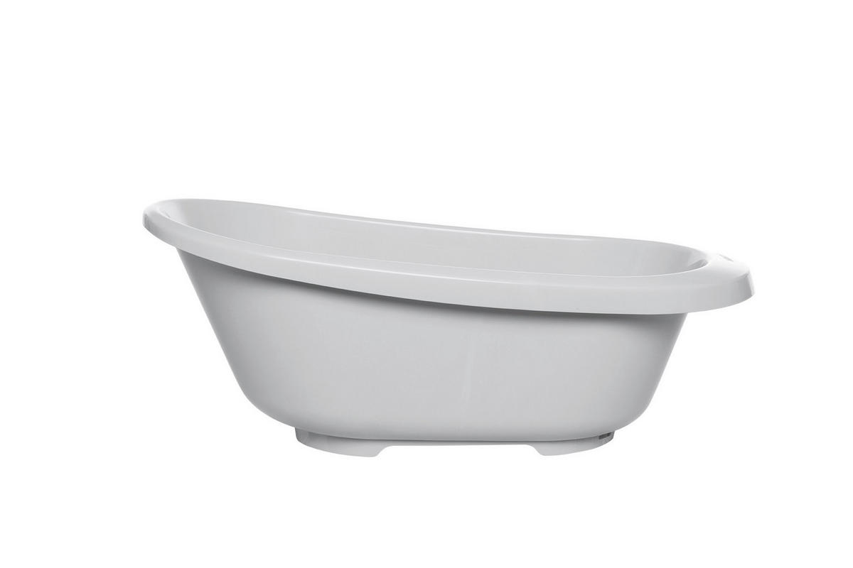 BABYBADEWANNE SENSE  - Hellgrau, Basics, Kunststoff (79,5/41,5/30,8cm) - Bebe Jou