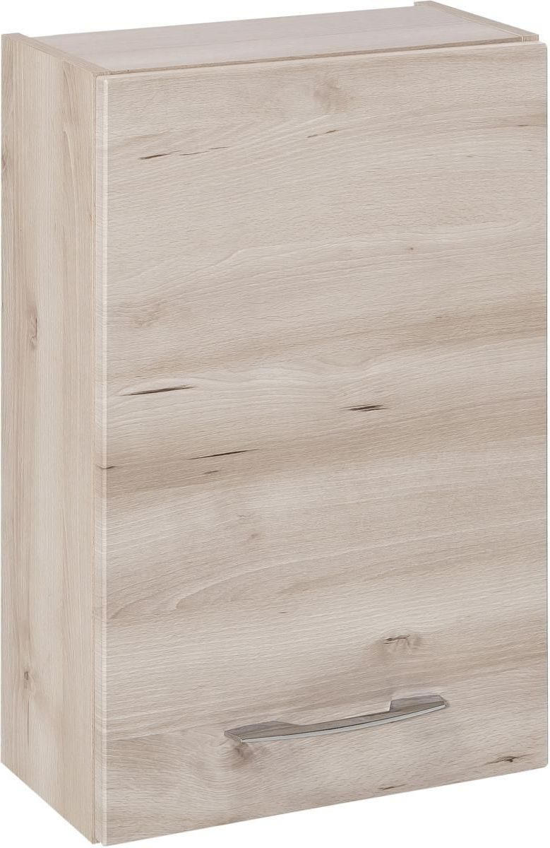 HÄNGESCHRANK 40/64/20 cm  - Chromfarben/Buchefarben, KONVENTIONELL, Holzwerkstoff/Metall (40/64/20cm) - Xora