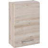 HÄNGESCHRANK 40/64/20 cm  - Chromfarben/Buchefarben, KONVENTIONELL, Holzwerkstoff/Metall (40/64/20cm) - Xora