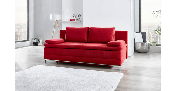 BOXSPRINGSOFA mit Stoffauswahl Webstoff Naturfarben - Chromfarben/Naturfarben, Design, Textil/Metall (200/93/93cm) - Novel