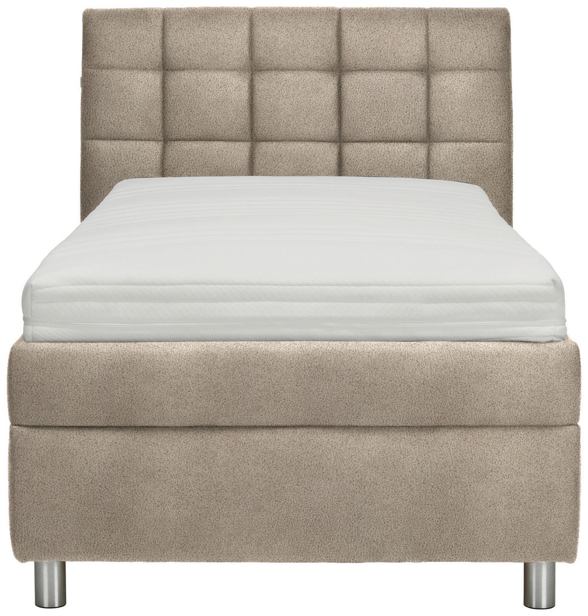 POLSTERBETT Matratze, Lattenrost Greige 100/200 cm  - Greige/Silberfarben, KONVENTIONELL, Holz/Textil (100/200cm) - Esposa