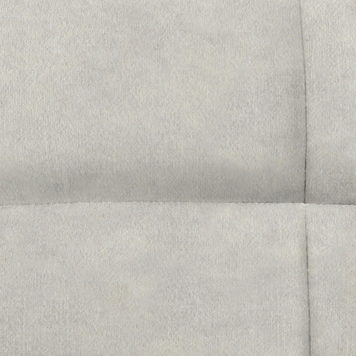 ECKSOFA in Velours Ecru  - Ecru/Schwarz, Design, Textil/Metall (301/179cm) - Chilliano
