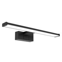 KUPAONSKA ZIDNA SVJETILJKA  - crna, Basics, plastika (30/5,1/13,8cm)