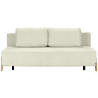 SCHLAFSOFA Chenille Weiß  - Naturfarben/Weiß, Design, Holz/Textil (211/88/102cm) - Niels Andersson