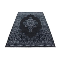 WEBTEPPICH 160/230 cm Marrakesh Grau, Schwarz  - Schwarz/Grau, KONVENTIONELL, Textil (160/230cm) - Novel