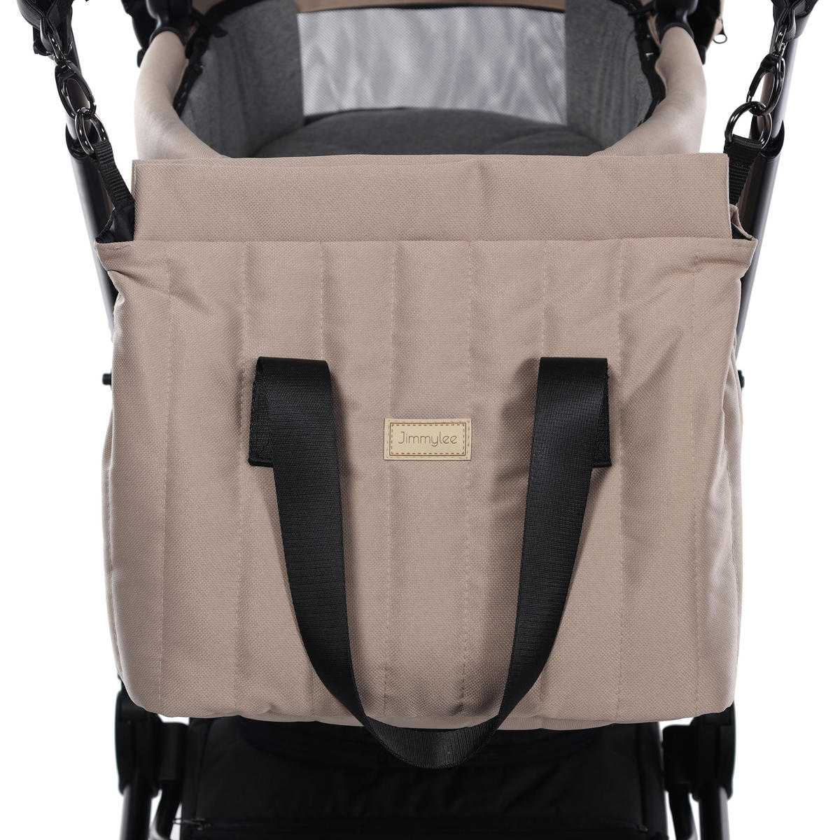 BARNVAGNSSET Easy Compact  - beige/svart, Basics, metall/textil (108/61/96cm) - Jimmylee